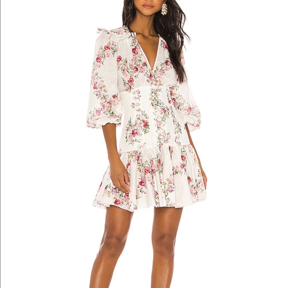 Beautiful Zimmerman corset and ruffles dress